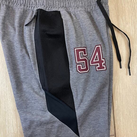 Nike Dri-Fit Men's Joggers CQ0307-032 Gray Sweatpants P Logo Size M NWT - Picture 8 of 11